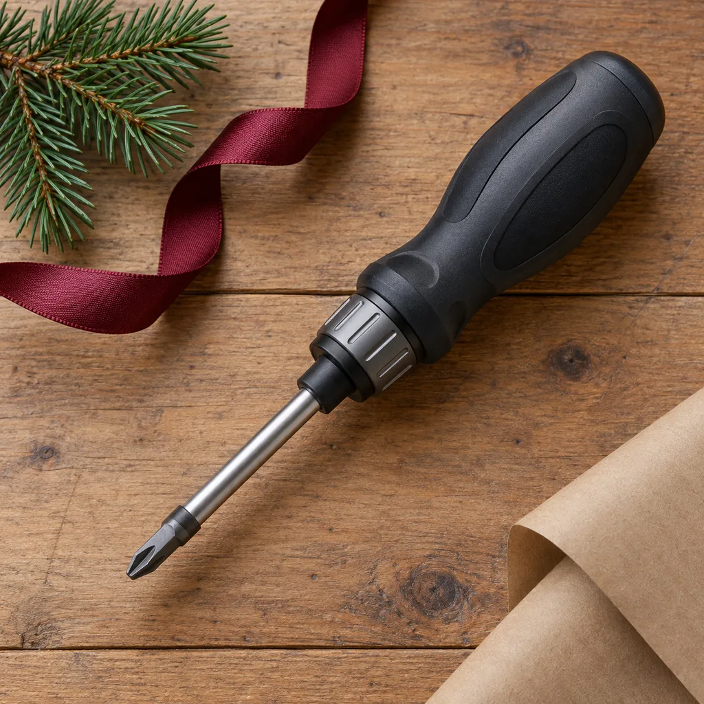 Representative photo-style image of torque limiting screwdriver — generated, not a specific product