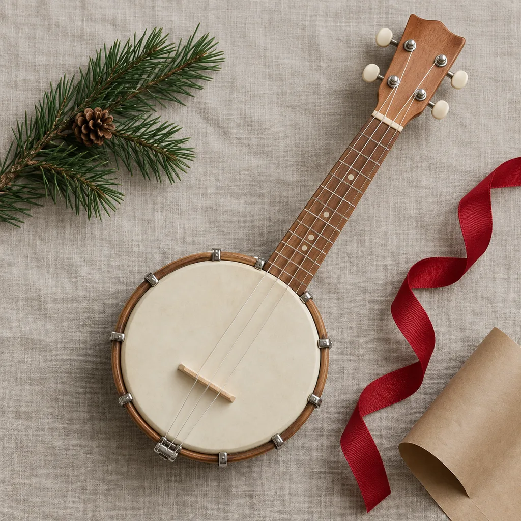 Representative photo-style image of toy banjo — generated, not a specific product