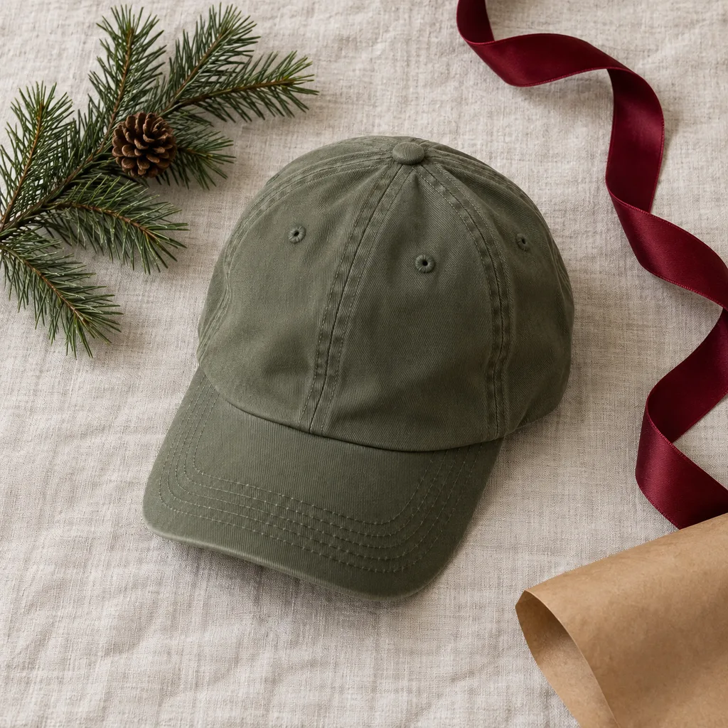 Representative photo-style image of unstructured dad hat — generated, not a specific product