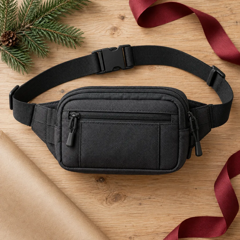 Representative photo-style image of utility tech belt pouch — generated, not a specific product