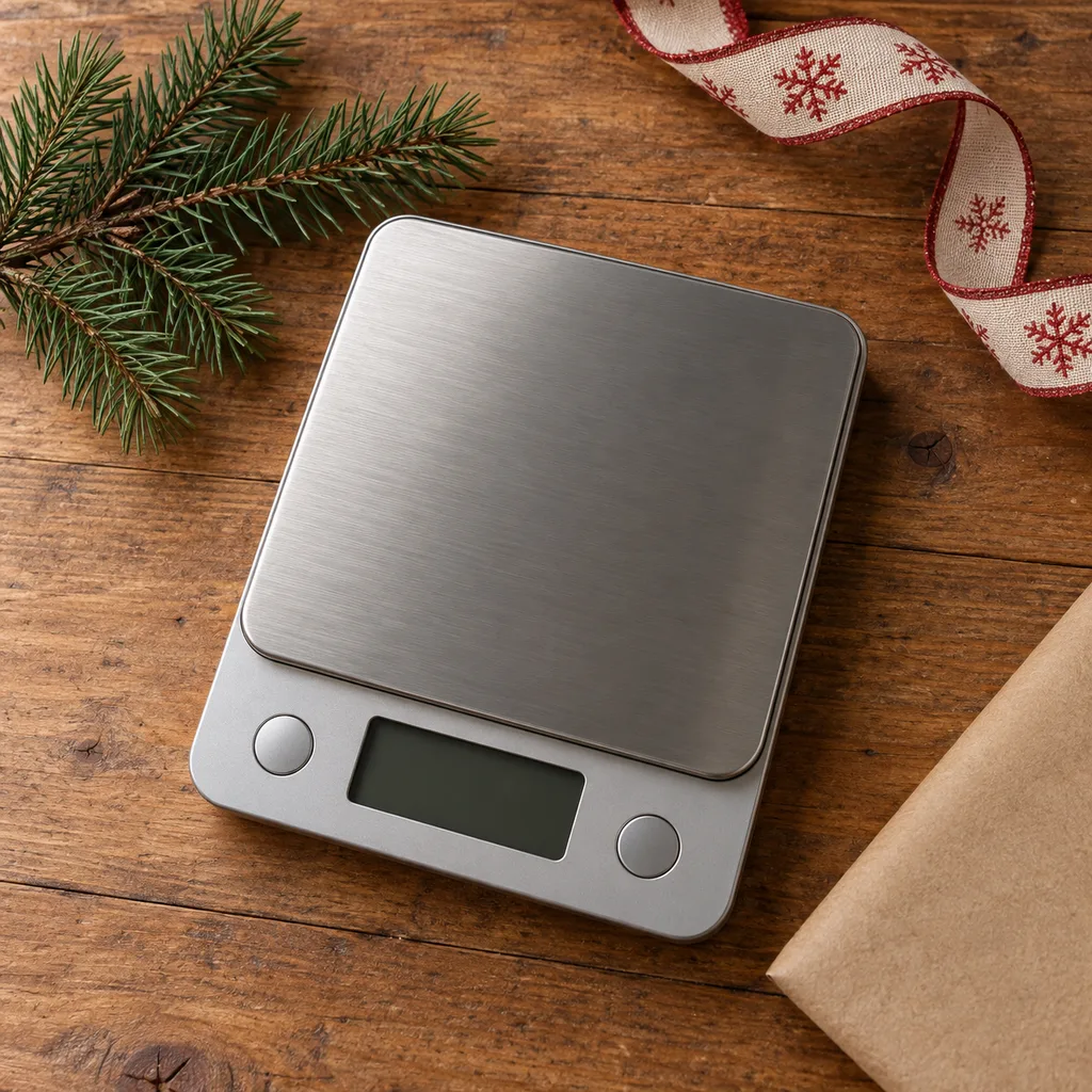 Representative photo-style image of digital kitchen scale — generated, not a specific product