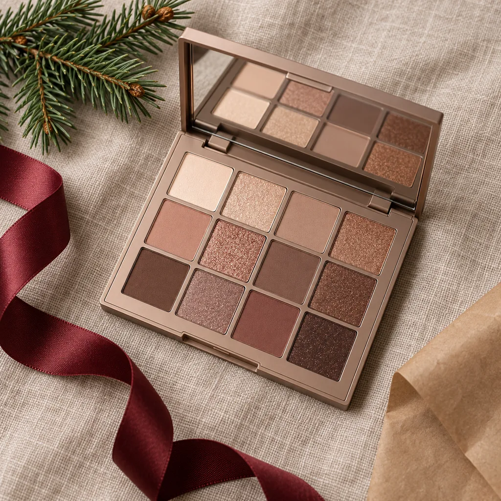 Representative photo-style image of versatile eyeshadow palette — generated, not a specific product