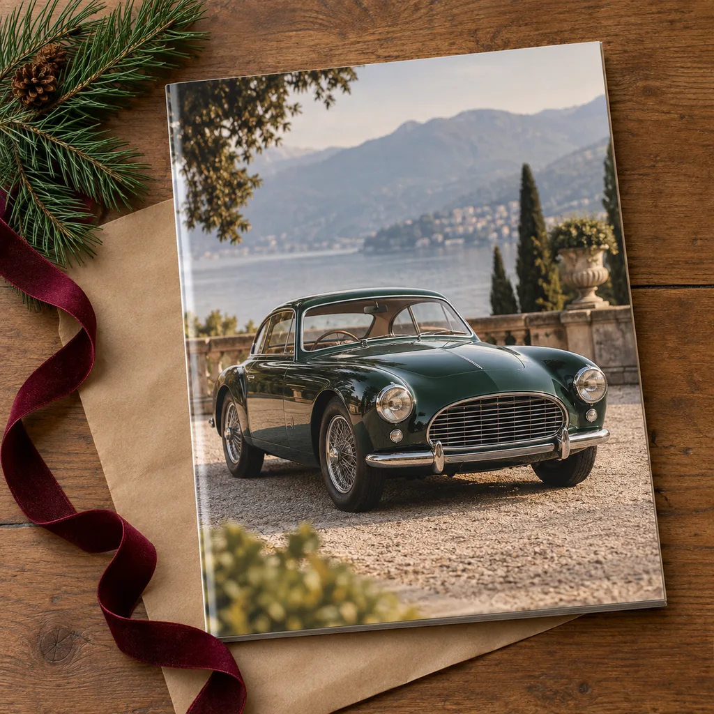Representative photo-style image of vintage automobile collector magazine — generated, not a specific product