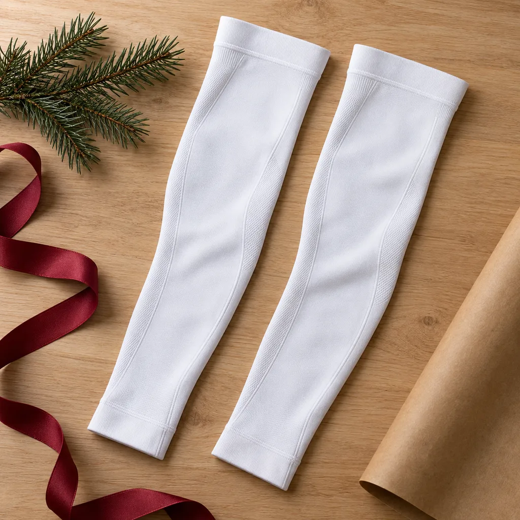 Representative photo-style image of volleyball arm sleeves — generated, not a specific product