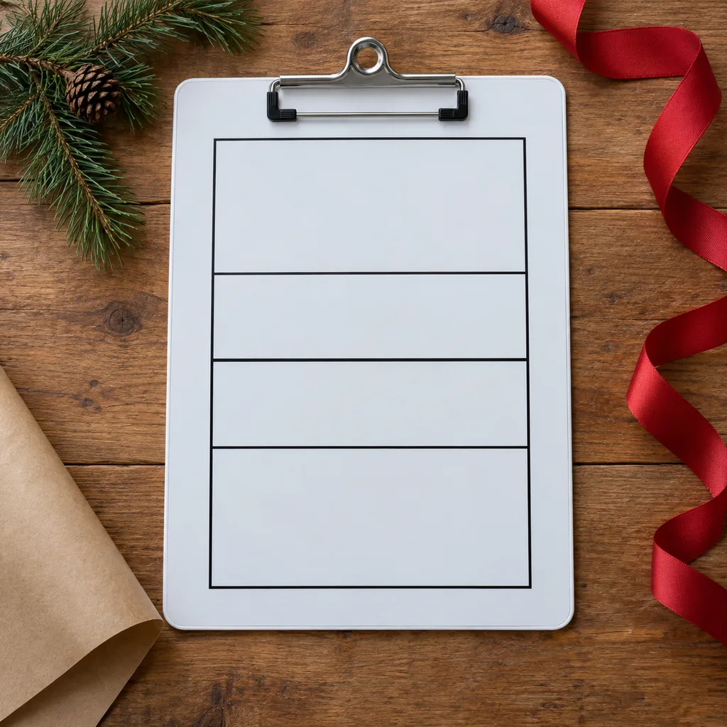 Representative photo-style image of volleyball coaching clipboard — generated, not a specific product