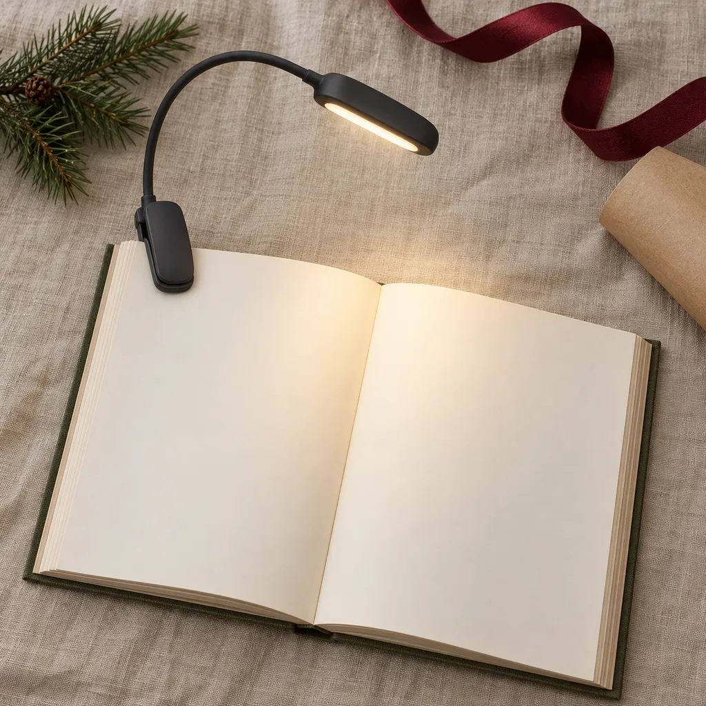 Representative photo-style image of book lamp light — generated, not a specific product