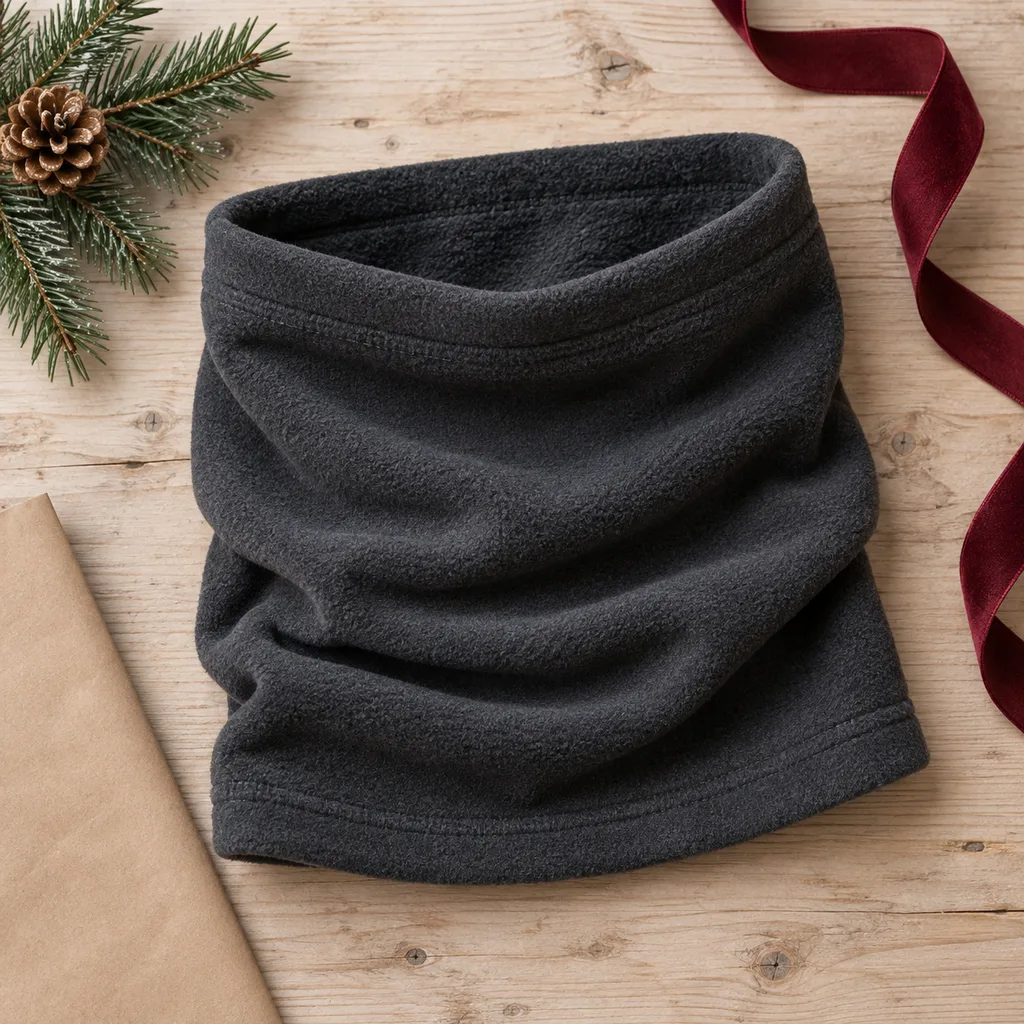 Representative photo-style image of warm neck gaiter or balaclava — generated, not a specific product