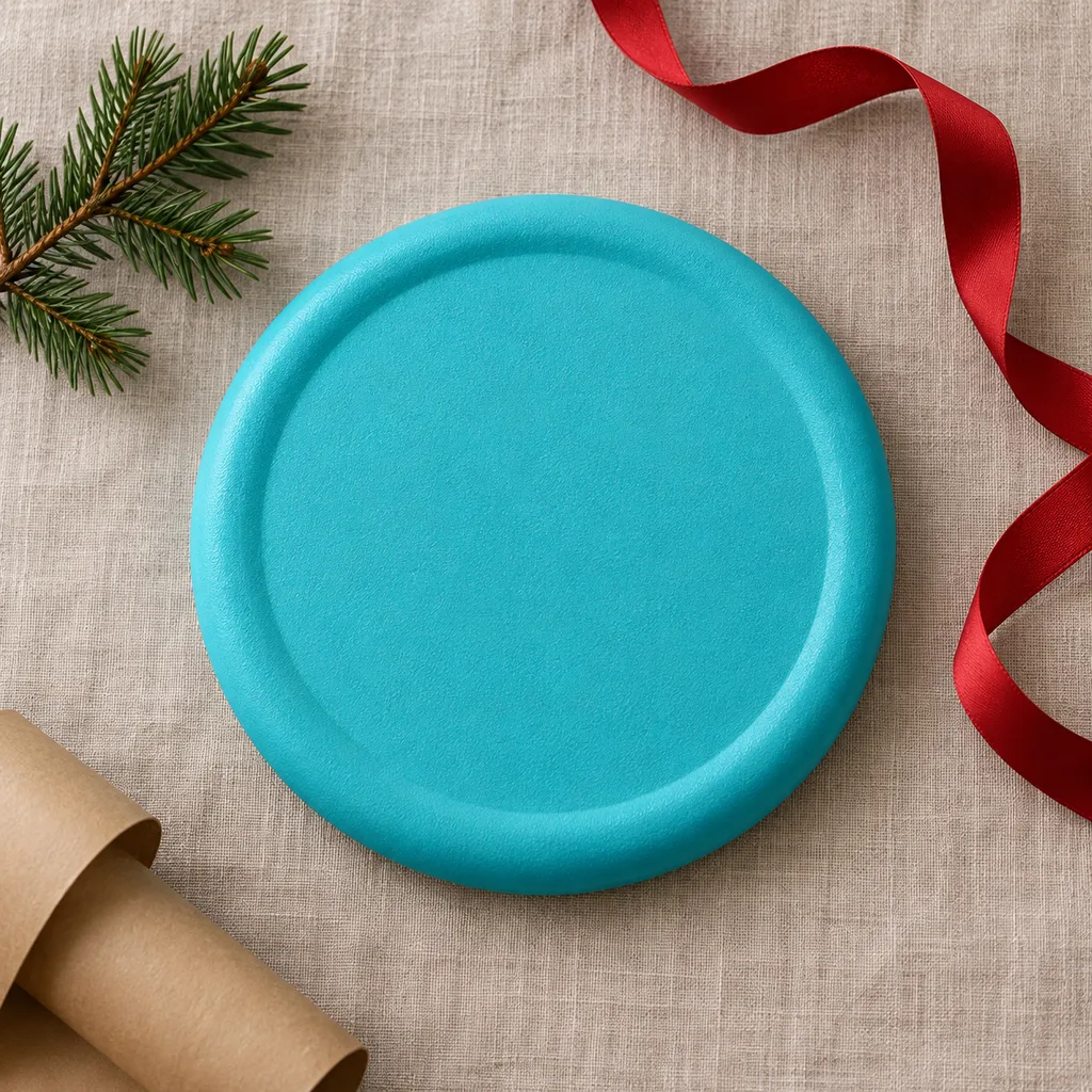 Representative photo-style image of water-friendly floating disc — generated, not a specific product