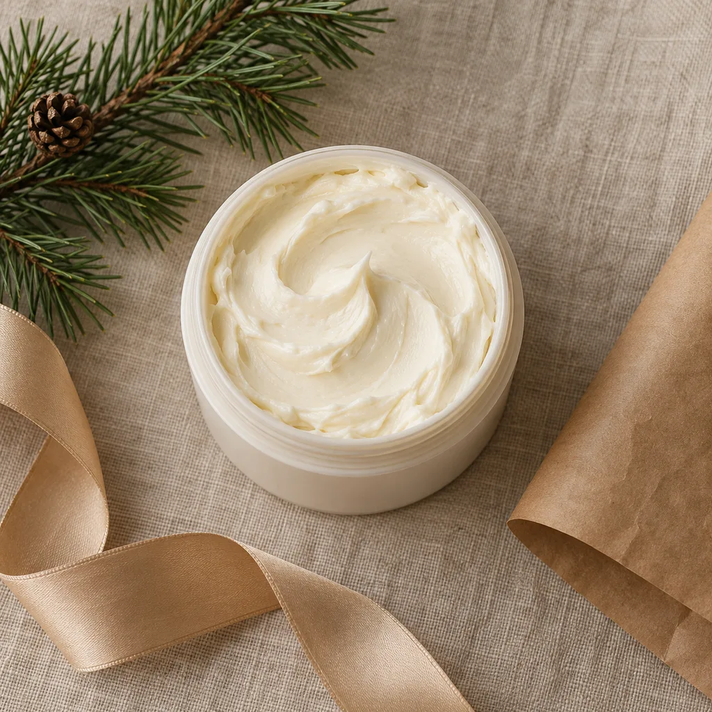 Representative photo-style image of whipped body soufflé — generated, not a specific product