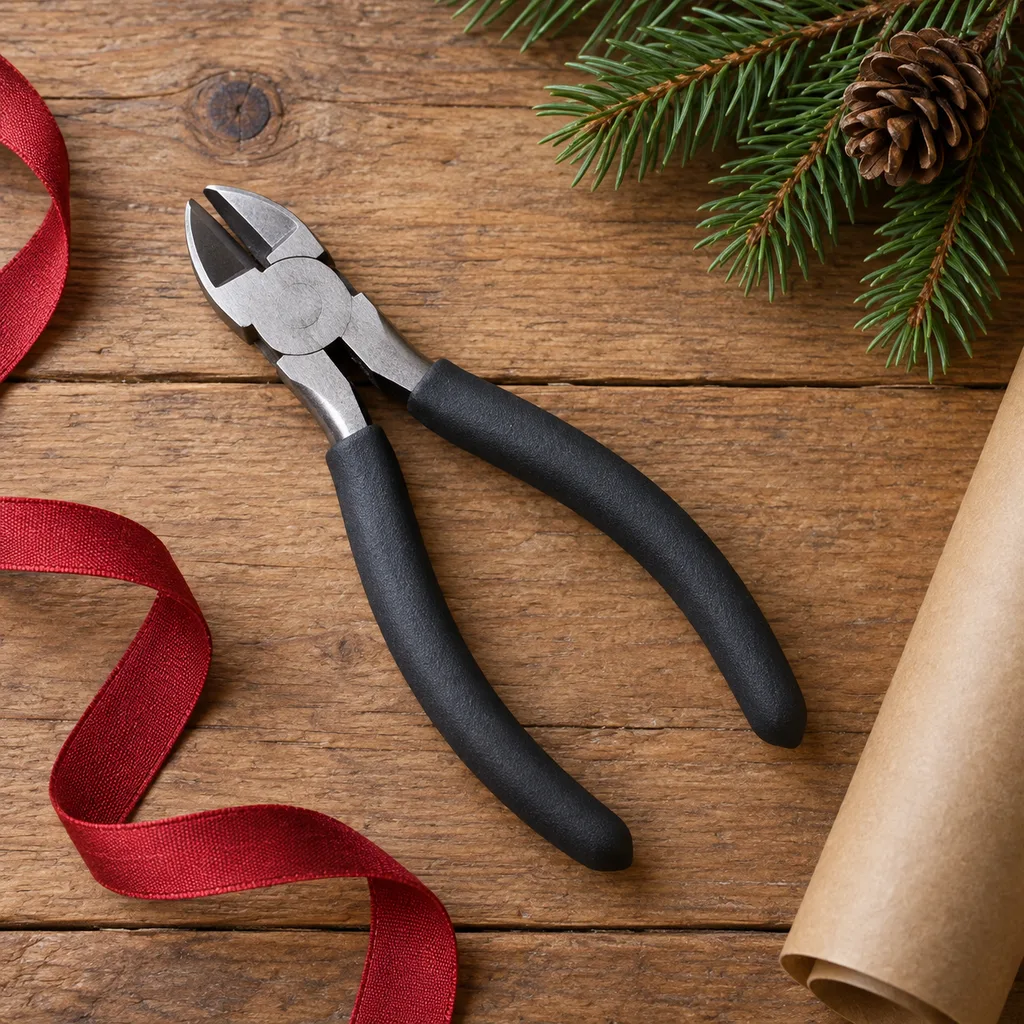 Representative photo-style image of diagonal cutting pliers — generated, not a specific product
