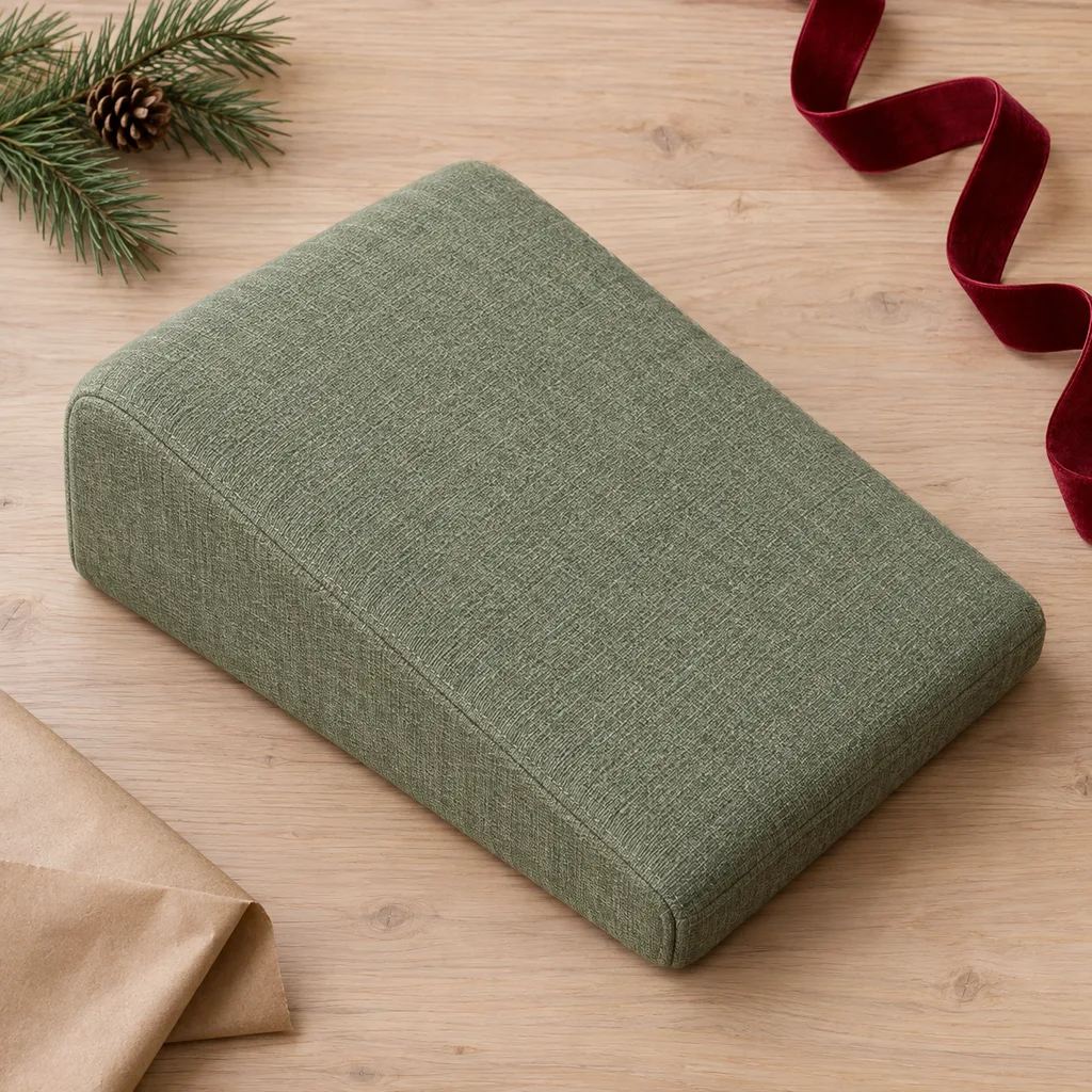 Representative photo-style image of yoga wedge cushion — generated, not a specific product